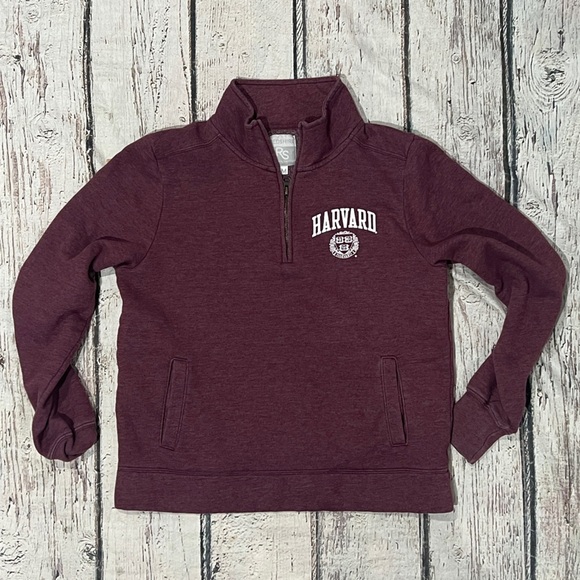 Harvard Crimson Ivy League Pullover Women's NCAA Boston Sweatshirt Collegiate - Picture 1 of 3
